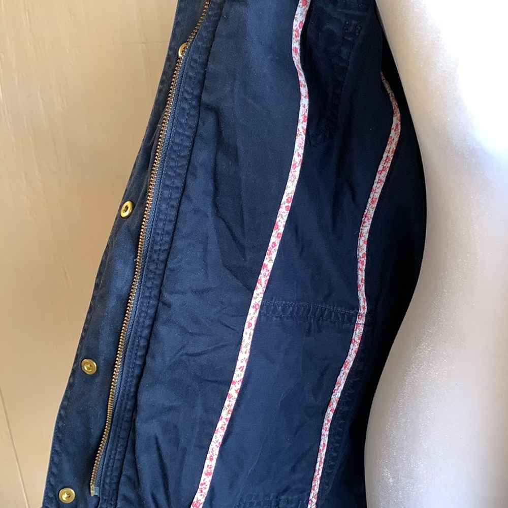 J Crew Sz XS Navy Blue Field Jacket - Picture 6 of 8